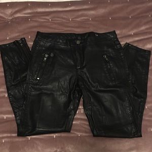 BLANK NYC Faux Leather Skinny Jeans